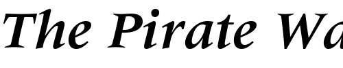 Font : Meridien-Bold-Italic Custom Text : The Pirate Way Test your own text here Click to download or to view this font on a tshirt that can be custom printed in Bali