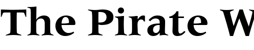 Font : Meridien-LT-Bold Custom Text : The Pirate Way Test your own text here Click to download or to view this font on a tshirt that can be custom printed in Bali