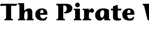 Font : Mesouran-Casual-Black-SSi-Bold Custom Text : The Pirate Way Test your own text here Click to download or to view this font on a tshirt that can be custom printed in Bali