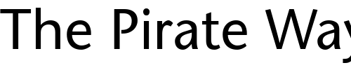Font : Mesouran-Sans-SSi Custom Text : The Pirate Way Test your own text here Click to download or to view this font on a tshirt that can be custom printed in Bali
