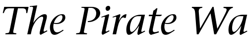 Font : Mesouran-Serif-SSi-Italic Custom Text : The Pirate Way Test your own text here Click to download or to view this font on a tshirt that can be custom printed in Bali