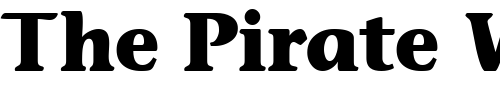 Font : MesouranCasualBlackSSK Custom Text : The Pirate Way Test your own text here Click to download or to view this font on a tshirt that can be custom printed in Bali