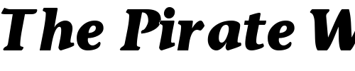 Font : MesouranCasualBlackSSK-Italic Custom Text : The Pirate Way Test your own text here Click to download or to view this font on a tshirt that can be custom printed in Bali