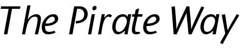 Font : MesouranSansSSK-Italic Custom Text : The Pirate Way Test your own text here Click to download or to view this font on a tshirt that can be custom printed in Bali