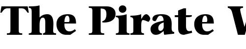Font : MesouranSerifBlackSSK Custom Text : The Pirate Way Test your own text here Click to download or to view this font on a tshirt that can be custom printed in Bali