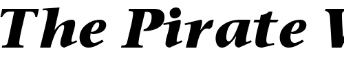 Font : MesouranSerifBlackSSK-Italic Custom Text : The Pirate Way Test your own text here Click to download or to view this font on a tshirt that can be custom printed in Bali