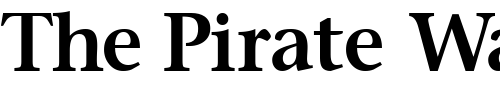 Font : MesouranSerifSSK-SemiBold Custom Text : The Pirate Way Test your own text here Click to download or to view this font on a tshirt that can be custom printed in Bali