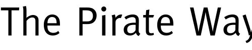 Font : MetaNormal Custom Text : The Pirate Way Test your own text here Click to download or to view this font on a tshirt that can be custom printed in Bali