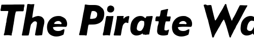 Font : Metro-Black-Oblique-HPLHS Custom Text : The Pirate Way Test your own text here Click to download or to view this font on a tshirt that can be custom printed in Bali