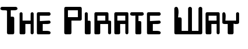 Font : Micr-Regular-DB Custom Text : The Pirate Way Test your own text here Click to download or to view this font on a tshirt that can be custom printed in Bali
