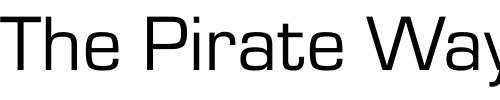 Font : MicroSquare Custom Text : The Pirate Way Test your own text here Click to download or to view this font on a tshirt that can be custom printed in Bali