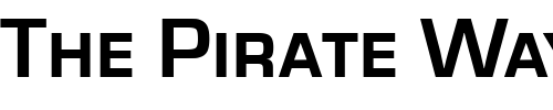 Font : MicroSquareSmc-Bold Custom Text : The Pirate Way Test your own text here Click to download or to view this font on a tshirt that can be custom printed in Bali