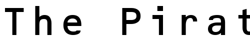 Font : Microscan-B Custom Text : The Pirate Way Test your own text here Click to download or to view this font on a tshirt that can be custom printed in Bali
