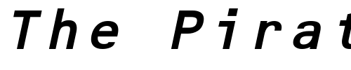 Font : MicroscanB-BoldOblique Custom Text : The Pirate Way Test your own text here Click to download or to view this font on a tshirt that can be custom printed in Bali