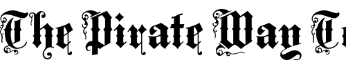 Font : Middlesex-Regular Custom Text : The Pirate Way Test your own text here Click to download or to view this font on a tshirt that can be custom printed in Bali
