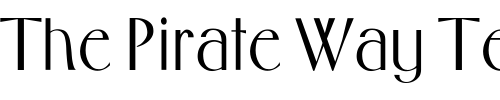 Font : Middleton-Light Custom Text : The Pirate Way Test your own text here Click to download or to view this font on a tshirt that can be custom printed in Bali
