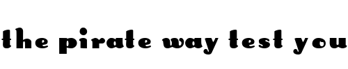 Font : MidgetWidgetEarsSSK-Regular Custom Text : The Pirate Way Test your own text here Click to download or to view this font on a tshirt that can be custom printed in Bali