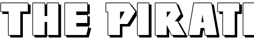 Font : MightyShadowBlack Custom Text : The Pirate Way Test your own text here Click to download or to view this font on a tshirt that can be custom printed in Bali