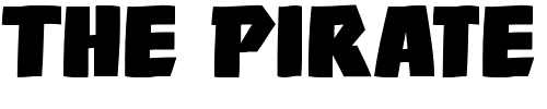 Font : MightyWindyBlack Custom Text : The Pirate Way Test your own text here Click to download or to view this font on a tshirt that can be custom printed in Bali