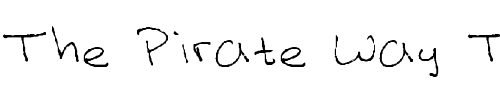 Font : Mike-Flynn-Script Custom Text : The Pirate Way Test your own text here Click to download or to view this font on a tshirt that can be custom printed in Bali