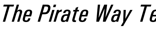 Font : MilkyWay-Cond-Italic Custom Text : The Pirate Way Test your own text here Click to download or to view this font on a tshirt that can be custom printed in Bali