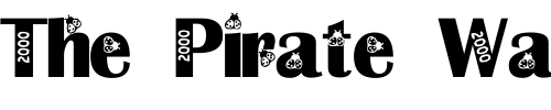 Font : Millenium-Bug Custom Text : The Pirate Way Test your own text here Click to download or to view this font on a tshirt that can be custom printed in Bali