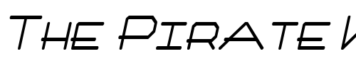 Font : Millennium-Condensed-Bold-Italic Custom Text : The Pirate Way Test your own text here Click to download or to view this font on a tshirt that can be custom printed in Bali