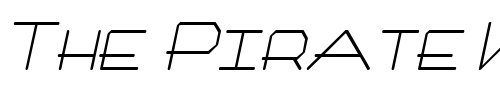 Font : Millennium-Condensed-Italic Custom Text : The Pirate Way Test your own text here Click to download or to view this font on a tshirt that can be custom printed in Bali