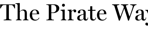 Font : Miller-DisplayRoman Custom Text : The Pirate Way Test your own text here Click to download or to view this font on a tshirt that can be custom printed in Bali