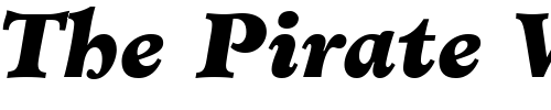 Font : Minister-LT-Black-Italic Custom Text : The Pirate Way Test your own text here Click to download or to view this font on a tshirt that can be custom printed in Bali