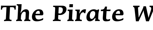 Font : Mirarae-Bold-BT Custom Text : The Pirate Way Test your own text here Click to download or to view this font on a tshirt that can be custom printed in Bali