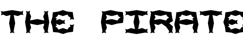 Font : Mishmash-ALT1-BRK Custom Text : The Pirate Way Test your own text here Click to download or to view this font on a tshirt that can be custom printed in Bali