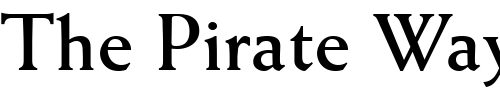 Font : Missive-SSi-Bold Custom Text : The Pirate Way Test your own text here Click to download or to view this font on a tshirt that can be custom printed in Bali