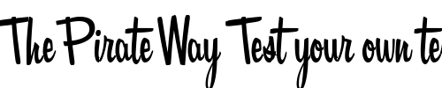 Font : Mister-Television Custom Text : The Pirate Way Test your own text here Click to download or to view this font on a tshirt that can be custom printed in Bali