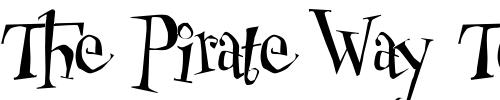 Font : MisterFrisky Custom Text : The Pirate Way Test your own text here Click to download or to view this font on a tshirt that can be custom printed in Bali