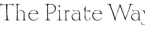 Font : Mithras-ITC-TT Custom Text : The Pirate Way Test your own text here Click to download or to view this font on a tshirt that can be custom printed in Bali
