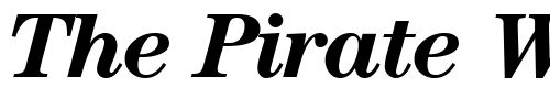 Font : ModernCentury-BoldItalic Custom Text : The Pirate Way Test your own text here Click to download or to view this font on a tshirt that can be custom printed in Bali