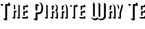 Font : ModicumSCapsSSK-Regular Custom Text : The Pirate Way Test your own text here Click to download or to view this font on a tshirt that can be custom printed in Bali