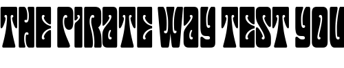 Font : Mojo Custom Text : The Pirate Way Test your own text here Click to download or to view this font on a tshirt that can be custom printed in Bali