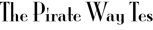 Font : Mona-Lisa-Solid-OS-ITC-TT Custom Text : The Pirate Way Test your own text here Click to download or to view this font on a tshirt that can be custom printed in Bali