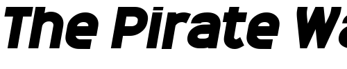 Font : MonarkBlack-Oblique Custom Text : The Pirate Way Test your own text here Click to download or to view this font on a tshirt that can be custom printed in Bali
