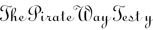 Font : Monastery-Script-SSi Custom Text : The Pirate Way Test your own text here Click to download or to view this font on a tshirt that can be custom printed in Bali