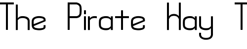 Font : Monday-sRB Custom Text : The Pirate Way Test your own text here Click to download or to view this font on a tshirt that can be custom printed in Bali