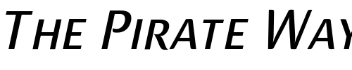 Font : MondialPlus-Light-Italic-Caps-PDF Custom Text : The Pirate Way Test your own text here Click to download or to view this font on a tshirt that can be custom printed in Bali