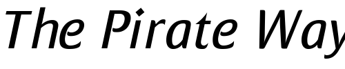 Font : MondialPlus-Light-Italic-PDF Custom Text : The Pirate Way Test your own text here Click to download or to view this font on a tshirt that can be custom printed in Bali