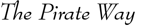 Font : Monitor-SSi-Italic Custom Text : The Pirate Way Test your own text here Click to download or to view this font on a tshirt that can be custom printed in Bali