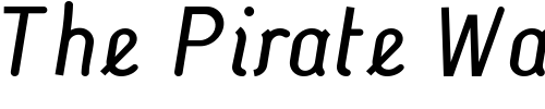 Font : MonoleinKursiv Custom Text : The Pirate Way Test your own text here Click to download or to view this font on a tshirt that can be custom printed in Bali