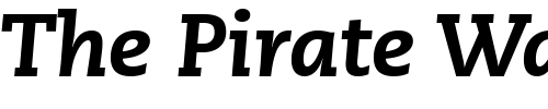 Font : Monologue-Black-SSi-Black-Italic Custom Text : The Pirate Way Test your own text here Click to download or to view this font on a tshirt that can be custom printed in Bali