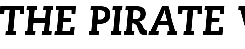 Font : MonologueBlackCapsSSK Custom Text : The Pirate Way Test your own text here Click to download or to view this font on a tshirt that can be custom printed in Bali