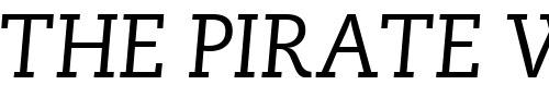 Font : MonologueCapsSSK-Italic Custom Text : The Pirate Way Test your own text here Click to download or to view this font on a tshirt that can be custom printed in Bali